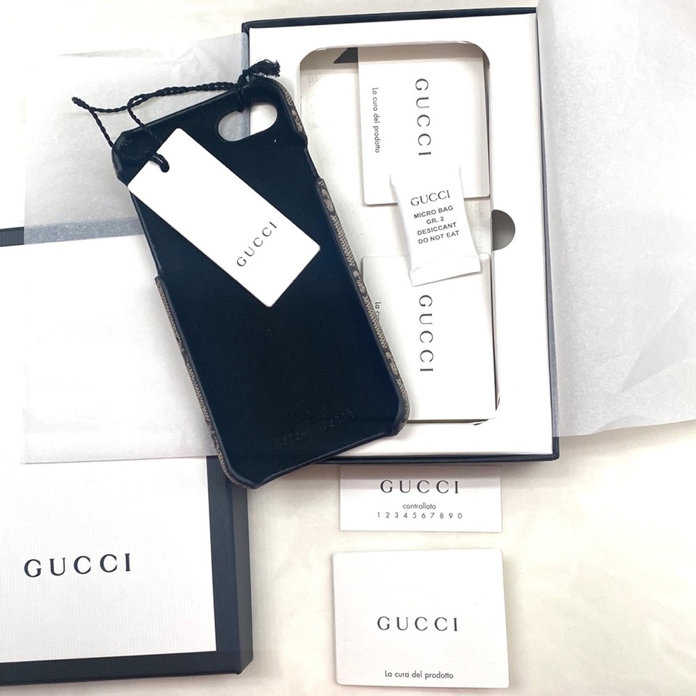 New Gucci Supreme Monogram Kingsnake iPhone 7 Case Cover, New in Box, - Picture 3 of 9